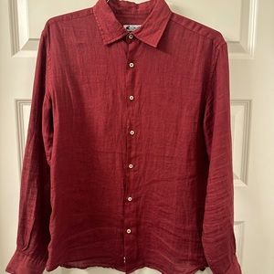 Men’s Italian Linen Button-up Shirt